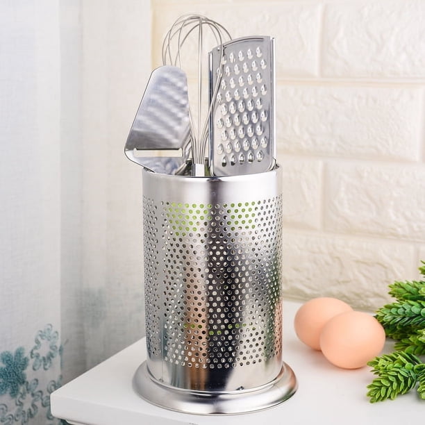 Soporte para palillos de acero inoxidable con agujeros densos, soporte para palillos para niños, soporte para almacenamiento de palillos combinados, soporte para palillos, estante para cocina y