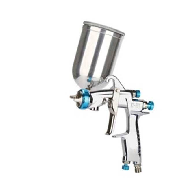 1.3/1.8mm Spray Gun nuine Sprayer 400CC Plastic Pot Metal Cup Pneumatic Paint Spray Gun Tool ,Durable Build