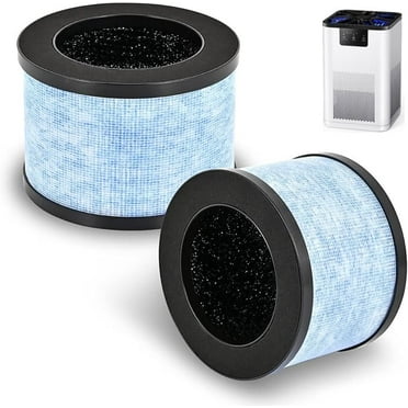 BMJH06 True HEPA Filters Replacement for BREEZOME BMJH06, AROEVE MK01 MK06 and Kloudi Air Purifier DH-JH01, Intelabe EPI080/EP1080, Elechomes EPI081/EP1081, H13 Premium True HEPA Filter, 2 Pack