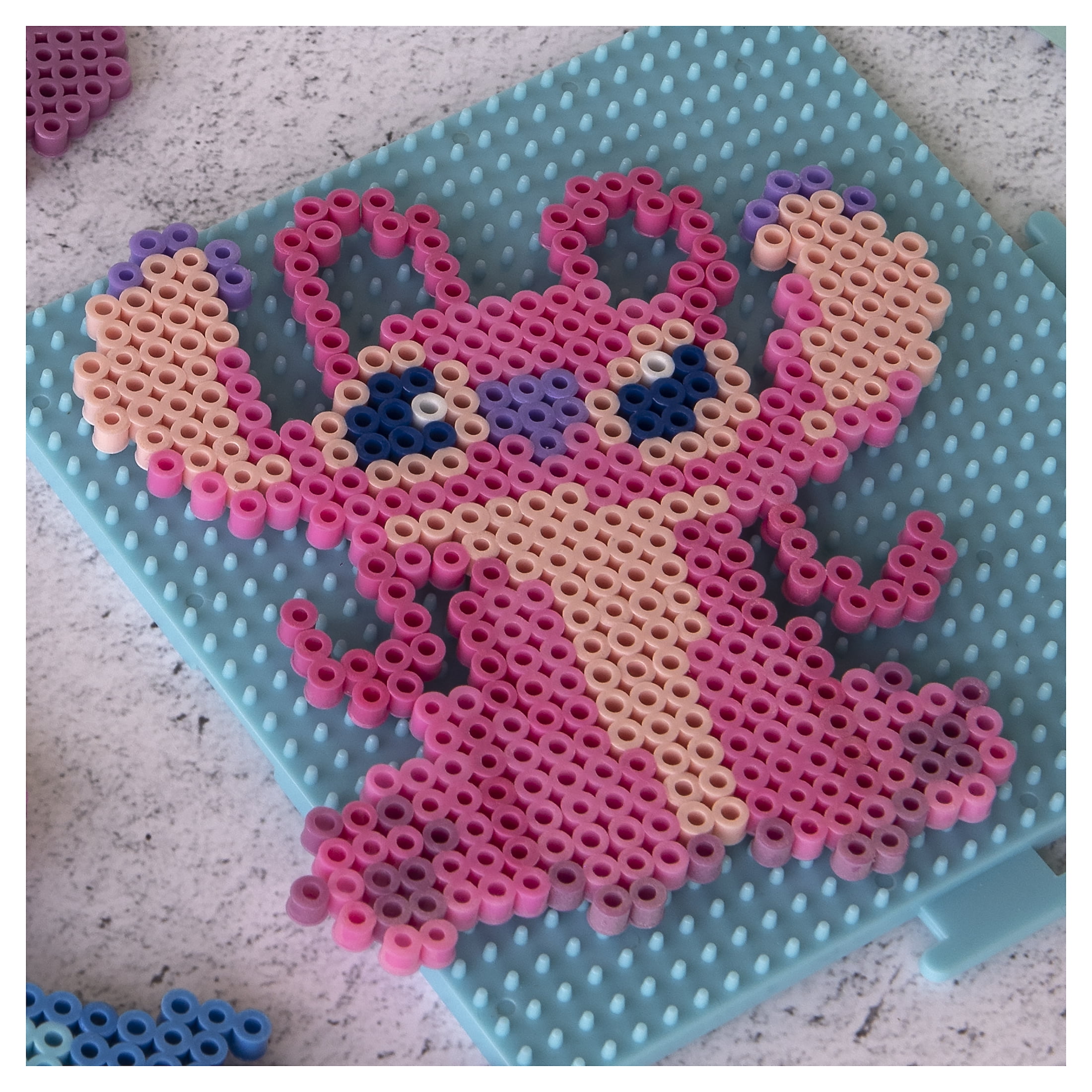 Disney Stitch Fused Bead Deluxe Box Kit by Perler, 4228 pieces, multicolor, ages 6 and up