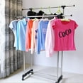 thumbnail image 4 of Ktaxon Double Hanger Dry Clothes Hanging Rail Garment Rack Organizer Shoes Shelf, 4 of 19