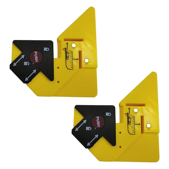 2x Trim Carpentry Aid,Trim45 Tool,45 Degree Miter Angle Marker and Adjustable Spacing Guide,Measuring and Miter Marking