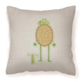 thumbnail image 1 of Carolines Treasures BB5745PW1818 Alphabet T For Turtle Fabric Decorative Pillow, 1 of 2