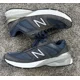 thumbnail image 3 of New Balance 990v5 Made In USA Men's Size 10 Running Shoes Navy Blue Brown NB, 3 of 5