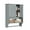Gray Big Size, variant on Algherohein Bathroom Medicine Cabinet with Shelf and Towels Bar,over the Toilet Storage,White Large