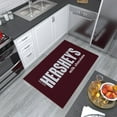 thumbnail image 4 of Ottomanson Hershey Logo Non-Slip Rubberback 3x5 Machine Washable Area Rug, 3'3" x 5', Green, 4 of 7