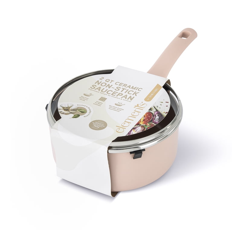 Elements by Thyme & Table 2-Quart Ceramic Non-Stick Saucepan photo 5