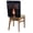 Black, variant on Abstract Art Chair Back Covers Set of 4 Red Black Gradient Flames Vertical Blocks Modern Removable Dining Chair Slipcovers Washable Seat Protector for Restaurant Party Banquet Kichen Decor