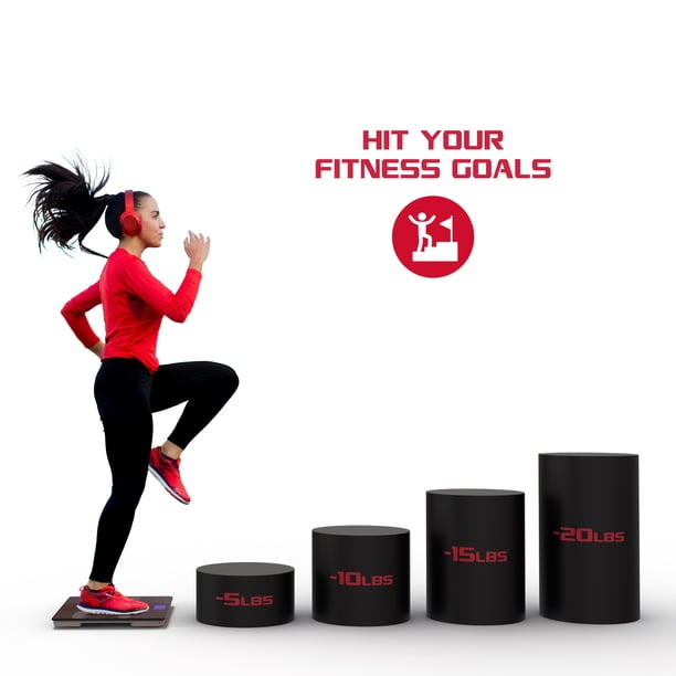 FitRx Smart Weight Scale, Bluetooth Digital Body Scale Measures