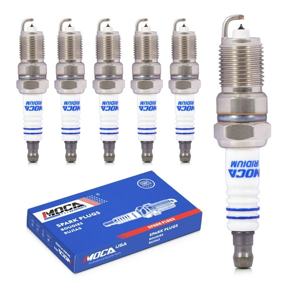 MOCA AUTOPARTS 6PCS Spark Plugs Fit for 1995-2000 Ford Windstar 3.0L & 1988-2005 Mercury Sable 3.0L
