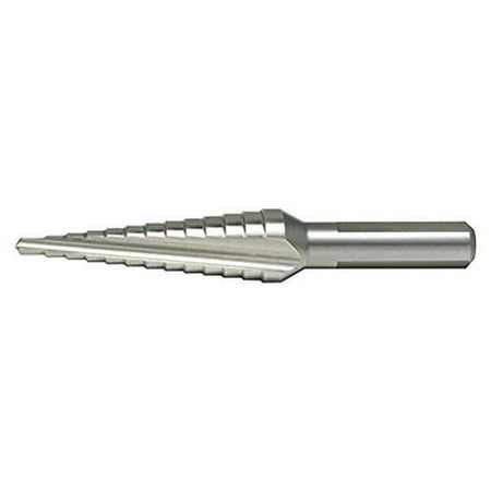 

Alfa Tools MB52503C Style C High-Speed Steel Carded Probit Cone Drill with Bright Finish and 2 Flutes