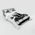 thumbnail image 3 of Ambesonne Indie Bedding Set 3 Pcs, Walrus with Sketch Art, Twin, White Black, 3 of 3