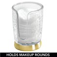 thumbnail image 6 of mDesign Plastic/Steel Compact Disposable Paper Cup Dispenser - Clear/Soft Brass, 6 of 7