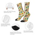 thumbnail image 3 of Logiee Different Kind Of Guitars Print Adult Socks for Men & Women,Calf Socks, Ankle Socks,Boots Socks,Breathable Casual Sock,Unisex Crew Socks, 3 of 6