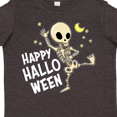 thumbnail image 4 of Inktastic Happy Halloween with Dancing Skeleton Boys or Girls Toddler T-Shirt, 4 of 5