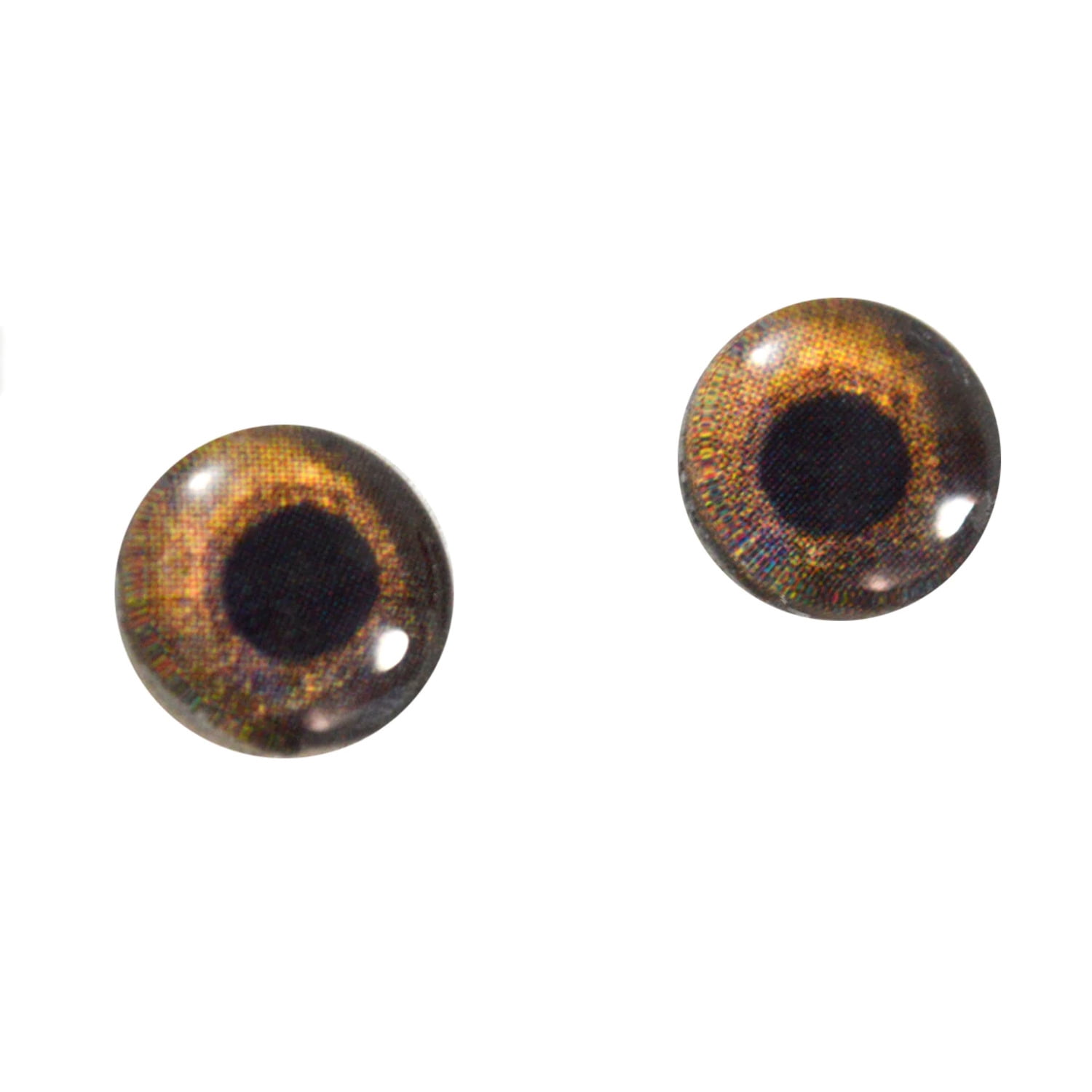 Bulk Lot 12 Pairs of 10mm Bird Glass Eyes