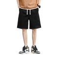 thumbnail image 3 of Pantalones cortos de gran tamaño para hombre, pantalones de verano de cinco puntos para hombre, pantalones holgados informales americanos para niño, 3 of 4