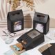 thumbnail image 4 of Cajas de regalo para dulces, paquete de 24 unidades, con ventana, caja de papel para golosinas, contenedor negro a dos aguas., 4 of 9