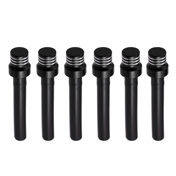 6uds Universal Gas Combustible Tanque Tapa Ventilación Manguera para ATV Motocross Negro