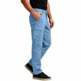thumbnail image 2 of Joggers for Men Casual Fashion Solid Color Long Pants with Pocket Elastic Waist Straight Leg Workwear Cargo Long Pants, 2 of 8