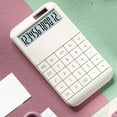 thumbnail image 3 of Musbetu Desktop Calculator Solar Powered Battery Operated 12 Digits Detachable Buttons Large LCD Display Student Finance Calculator Office Supplies, 3 of 7