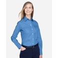 thumbnail image 2 of Devon & Jones D620W Women's Crown Collection Broadcloth Woven Dress Shirt-French Blue-3XL, 2 of 5