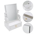 thumbnail image 4 of Shisuyan 1Pc Desktop Vanity Mirror Makeup Mirror with Drawer Turnable Mirror for Woman, 4 of 8
