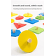 thumbnail image 5 of Tablero de rompecabezas Montessori con forma geométrica para niños de madera, 5 of 5