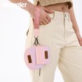 thumbnail image 5 of Wrangler KeyChain Wallet Wristlet Wallets for Women Dual Pouch Wristlet Rfid Blocking Credit Card Holder Wallet, Pink, 5 of 8