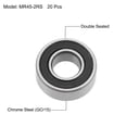 thumbnail image 2 of MR115-2RS Ball Bearings Z2 5mmx11mmx4mm Double Sealed Chrome Steel 20pcs, 2 of 4