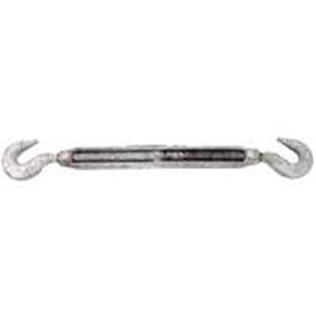 17-1-2X12 .5 x 12 In. Galvanized Hook & Hook Turnbuckle