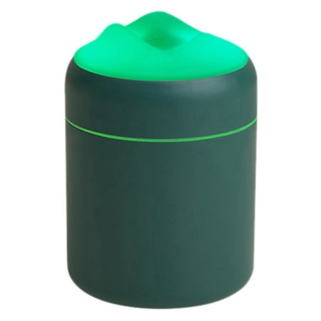 

Humidifier Mini Portable Cool Mist Humidifiers USB Desktop Quiet Diffusers Night Light for Home Bedroom Office Green