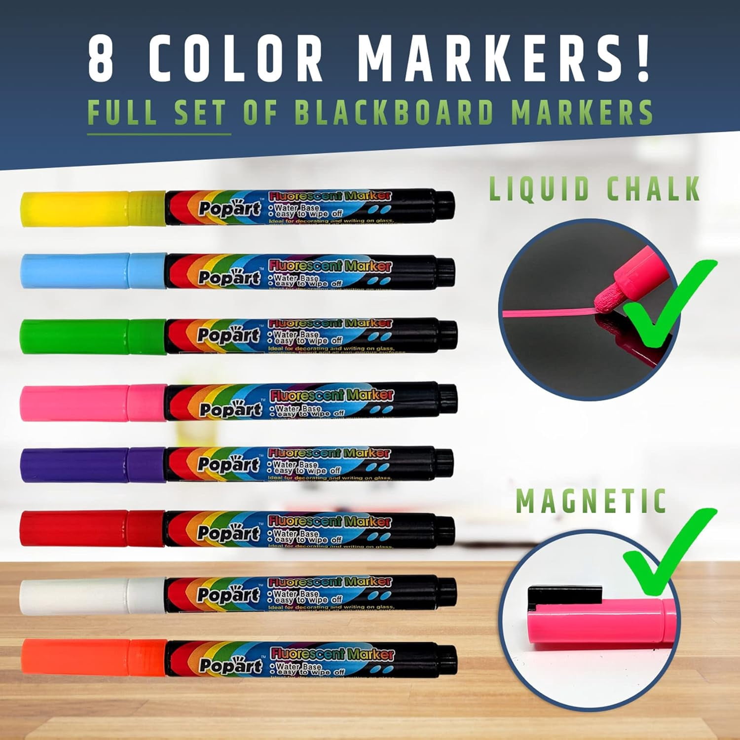 HMMAGNETS Magnetic Menu Board for Fridge, Weekly Planner Dry Erase Board with Markers, 10"x16"