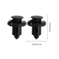 thumbnail image 3 of 190 Pcs Plastic Rivets Bumper Push Fasteners Car Bumper Guard Bumper Fastener Car Trim Body Clip Bumper Push Rivets, 3 of 3