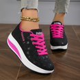 thumbnail image 5 of Women'S Hot Style Thick Sole Casual All-Match Wiggle Shoes Lightweight Comfortable Breathable Fashion Sports Shoes, Women Shoes, Sneakers, 5 of 9