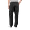 thumbnail image 2 of Men's 100% Cotton Classic Fit Work Jeans Hammer Loop Carpenter Denim Pants (Black, 44W x30L), 2 of 3