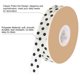 thumbnail image 3 of Cinta de grosgrain con lunares, 1 pulgada x 48 yardas, color beige con negro, 3 of 5