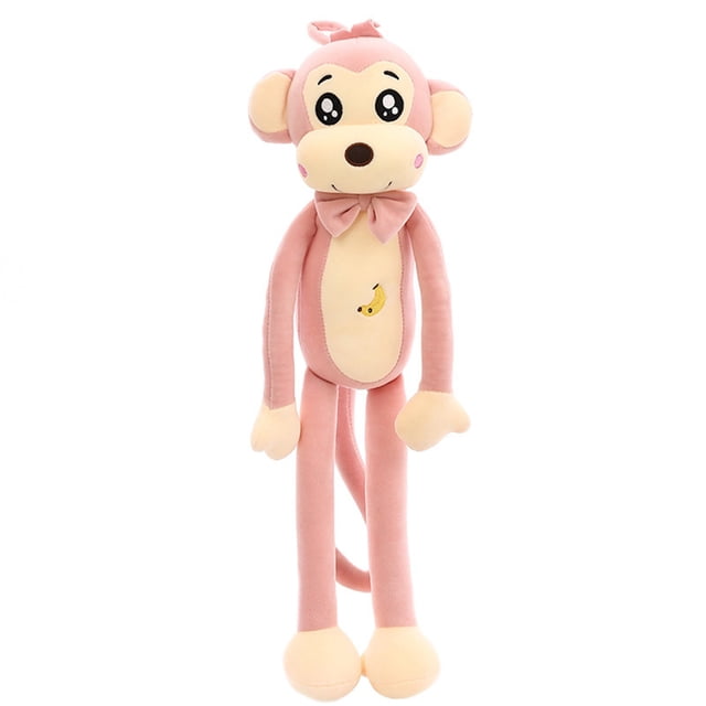 Long-Arm Monkey Plush Toy with Stretchy Limbs, Interactive Stuffed Animal for Creative Play and Bedroom Decor