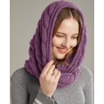 thumbnail image 3 of SURJDE Womens Thick Ribbed Knit Winter Infinity Circle Loop Scarf, 3 of 5