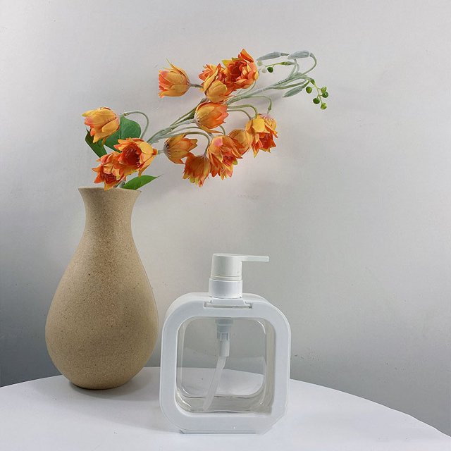 Botella Vacía con Bomba de Loción Rellenable Jadeshay 500 ml Material PET