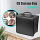 thumbnail image 4 of Estuche de almacenamiento organizador de discos de álbum portátil PU cuero CD DVD cartera titular bolsa, 4 of 9
