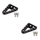 thumbnail image 2 of Riwesomey Pedal de freno trasero para motocicleta, punta de placa de paso, descanso dentado, reemplazo negro Type2 NO2, 2 of 6