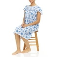 thumbnail image 5 of EZI Women's Cotton-Rich Short Sleeve Darling Nightgown, 5 of 6