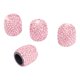 thumbnail image 1 of Dust Cover Sparkling White Handmade Crystal Diamond Rhinestone Car Tire Valve Caps Universal Bling Car Valve Stem Pink, 1 of 5