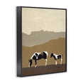 thumbnail image 2 of Stupell Industries Rustic Lodge Modern Mountains Horses Black Framed Giclee Art, 11 x 14, by Patricia Pinto, 2 of 8