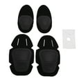 thumbnail image 1 of Conjunto de rodilleras y coderas de tamaño único Unique Bargains 45-180° Bend equipo de protección para ciclismo y patinaje negro con concha de plástico TPE, 1 of 7