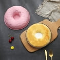 thumbnail image 4 of Silicone Donut Baking Molds, Non-Stick Ring Cake Baking Pans, Heat Resistant Donut Molds, DIY Doughnut Baking tools, Food-Grade Silicone Baking Pans, Home Kitchen Doughnut Molds,8.46 in,Pink, 4 of 6
