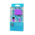 Micro Usb 1 Amp Portable Micro Travel Adapter R With Cable In Purple ...