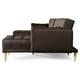 thumbnail image 4 of Sala Modular Doble Chaise Makora Boyd con Memory Foam y Respaldo Ajustable Lino Chocolate, 4 of 8