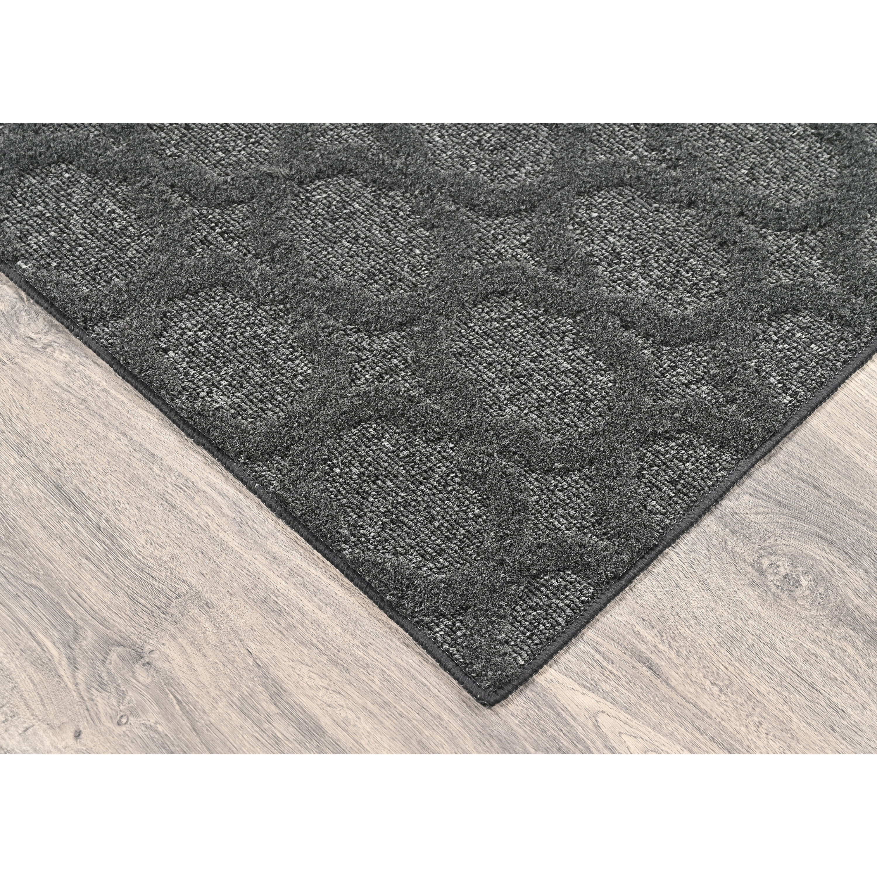 Garland Rug Garden Trellis Polypropylene Heather Gray Indoor/Outdoor Area Rug, 6' x 9'